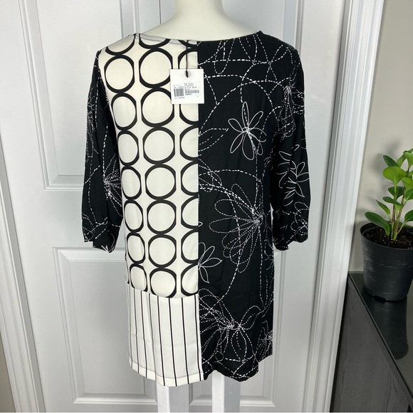 NWT G!oze Black & white top - Picture 2 of 9